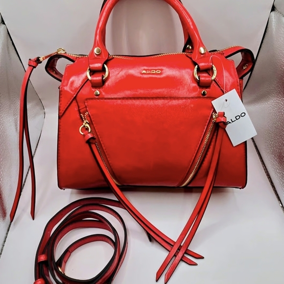 Aldo Red Women's Handbag - Picture 2 of 12